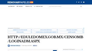 
                            5. http://edu1.edomex.gob.mx/censomb/loginadm.aspx | Trámites ...