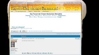 
                            13. http://forum.biersekte.de :: Thema anzeigen - Post von Abopool?