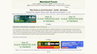 
                            9. Http://hotxt.co.uk/viril-booster/ - Health - Nigeria - Nairaland Forum