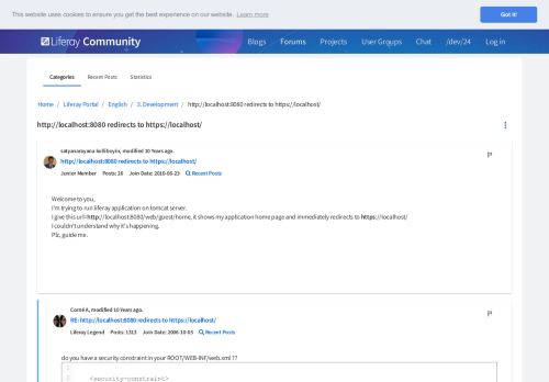 
                            6. http://localhost:8080 redirects to https://localhost/ - Forums ...