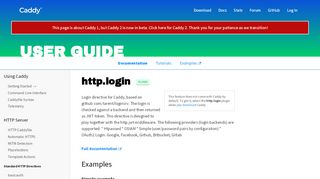 
                            9. http.login - Caddy User Guide
