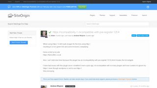 
                            10. https Incompatibility + incompatible with pie-register 1.31.4 ...
