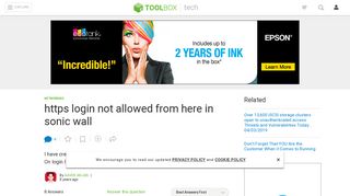 
                            10. https login not allowed from here in sonic wall - IT Toolbox