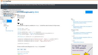 
                            2. HTTPS Login using Java - Stack Overflow
