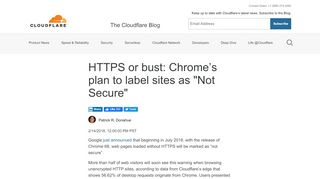 
                            11. HTTPS or bust: Chrome's plan to label sites as 