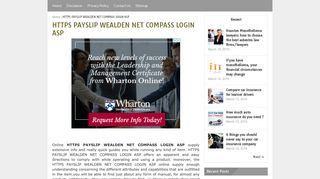 
                            7. Https Payslip Wealden Net Compass Login Asp (PDF, ePub, Mobi ...