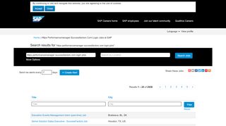 
                            3. Https Performancemanager Successfactors Com Login Jobs - SAP Jobs