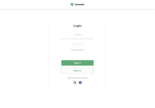 
                            1. https://adguard.com/account/login.html