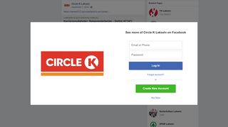 
                            8. https://career012.successfactors.eu/caree... - Circle K ... - Facebook