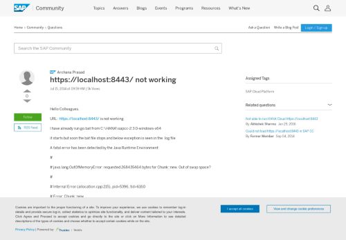 
                            8. https://localhost:8443/ not working - archive SAP