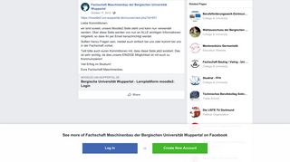 
                            4. https://moodle2.uni-wuppertal.de/course/v... - Fachschaft ... - Facebook