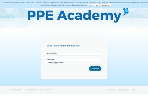 
                            1. https://ppe-academy.de/login/