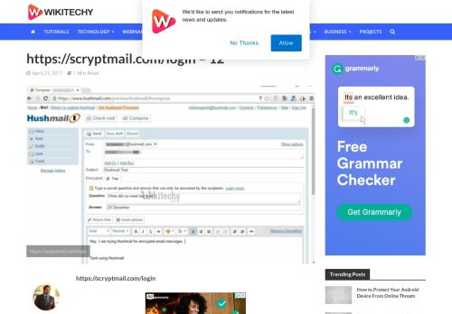 
                            8. https://scryptmail.com/login - 12 - Wikitechy Forum