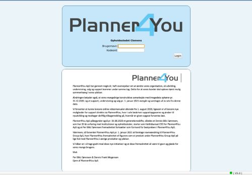 
                            1. https://ssl2.planner4you.net/clemens/login