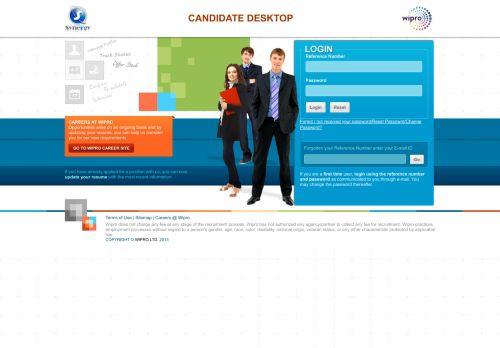 
                            1. https://synergy.wipro.com/synergy/CandidateLogin.jsp