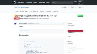 
                            13. [  ] https://webmail.cma-cgm.com/ - GitHub