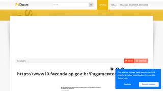 
                            5. https://www10.fazenda.sp.gov.br/Pagamentos/WebSite/Extranet