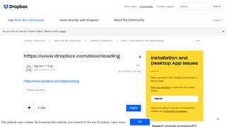 
                            3. https://www.dropbox.com/downloading - Dropbox Community - 181792