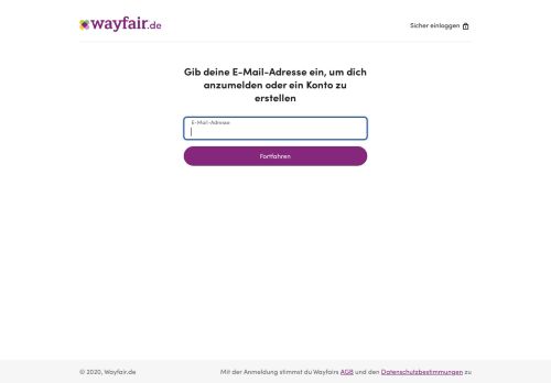 
                            1. https://www.wayfair.de/session/secure/account/logi...