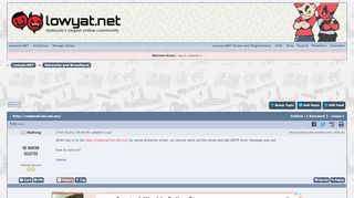 
                            7. http://webmail.tm.net.my/ - Lowyat Forum - Lowyat.NET