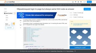 
                            12. Httpwebrequest login to page but always same html code as answer ...