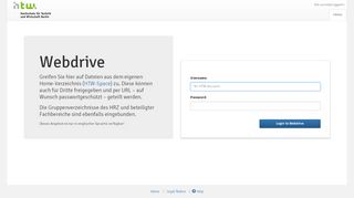 
                            1. HTW Berlin webdrive