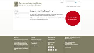 
                            7. HTW Chur: Intranet: Home