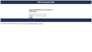 
                            7. HU-Account Information