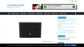 
                            10. Huawei B310s-927 Router - How to Factory Reset - HardReset99
