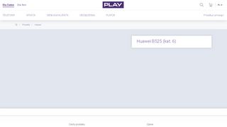 
                            10. Huawei B525 (kat. 6) | Play