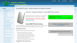 
                            6. Huawei B660 3G Router - Wireless Gateway with Integrated 3G Modem