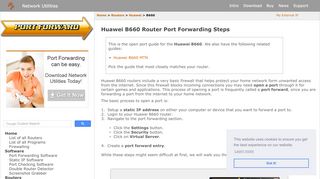 
                            9. Huawei B660 Router Port Forwarding Steps