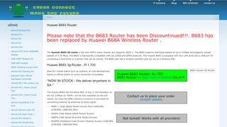 
                            13. Huawei B683 Router - Cyber Connect