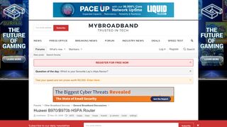 
                            7. Huawei B970/B970b HSPA Router | MyBroadband