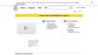 
                            13. Huawei E5573 4G Mobile Wi-Fi - Support - Three