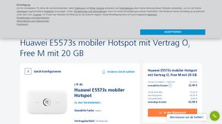 
                            1. Huawei E5573s mobiler Hotspot online kaufen bei o2