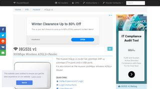 
                            2. Huawei HG531 v1 Default Password & Login, Manuals and Reset ...