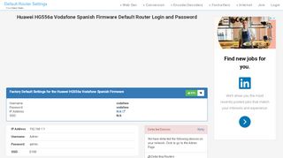 
                            6. Huawei HG556a Vodafone Spanish Firmware Default Router Login ...