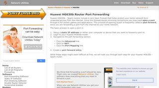 
                            10. Huawei HG630b Router Port Forwarding