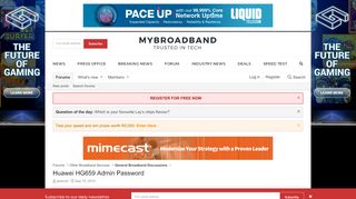 
                            11. Huawei HG659 Admin Password | MyBroadband