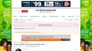 
                            10. Huawei HG659 router password after reset | MyBroadband