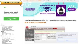 
                            10. Huawei HG8045A Modify Login Password Router Screenshot ...