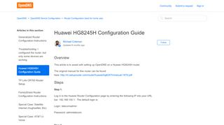 
                            8. Huawei HG8245H Configuration Guide – OpenDNS