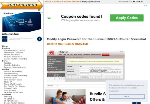 
                            6. Huawei HG8245H Modify Login Password Router Screenshot ...