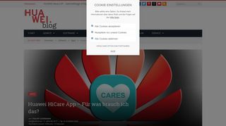 
                            11. Huawei HiCare App - Für was brauch ich das? - Huawei.Blog