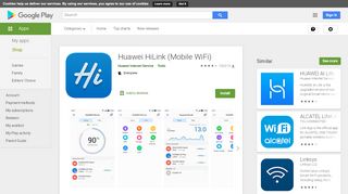 
                            5. Huawei HiLink (Mobile WiFi) – Aplikacje w Google Play