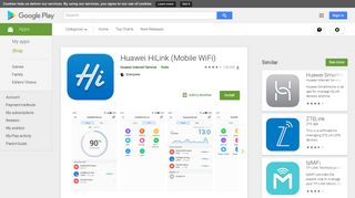 
                            12. Huawei HiLink (Mobile WiFi) – Apps bei Google Play