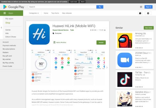 
                            2. Huawei HiLink (Mobile WiFi) – Apps on Google Play