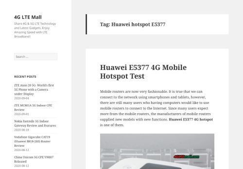 
                            9. Huawei hotspot E5377 Archives – 4G LTE Mall