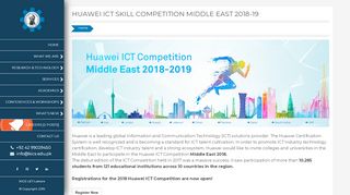 
                            6. Huawei ICT Skill Competition Middle East 2018-19 - KICS